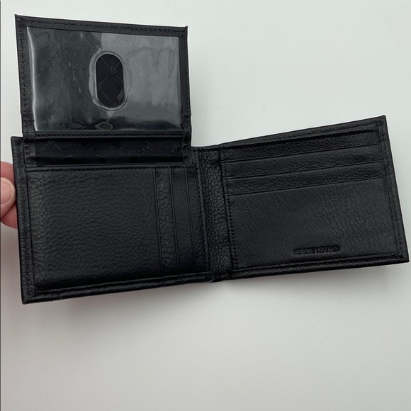 NWOT Perry Ellis Black Leather Wallet - Picture 4 of 6